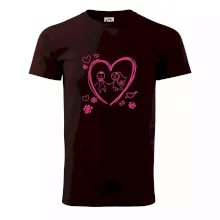 Svadba - kreslené srdce