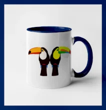 Dva barevní tukani (Moňas)