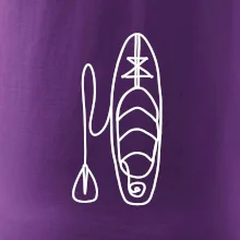 Paddleboard jedním tahem