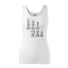 Šachové figúrky kreslené