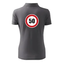 Dopravná značka - obmedzenie rýchlosti 50