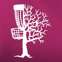 Disc golf pozor strom