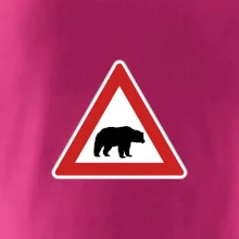 Dopravná značka - Pozor ľadový medveď
