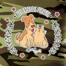 Mačka a pes best friends