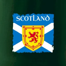 Škótska vlajka s erbom leva