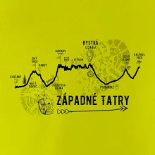 Profil kopca Západné Tatry
