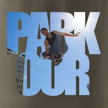 Parkour nápis nebo