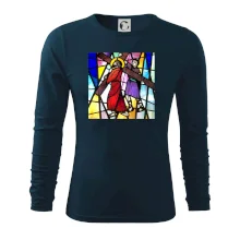 Vitráž - Ježiš a kríž