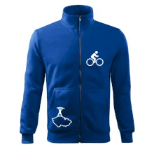 Mapa ČR + kolo na prsu Mapa ČR + kolo na prsu