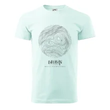 Boubín - vrstevnice v kruhu