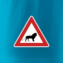 Dopravná značka - Pozor lev