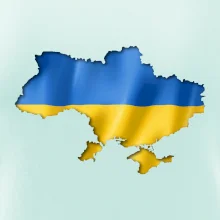 Ukrajina vlajka mapa Ukrajina vlajka mapa