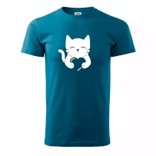 Mačka drží srdce Mačka drží srdce