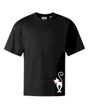 Zamilovaná mačka zozadu