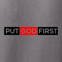 Put God first obdĺžnik Put God first obdĺžnik