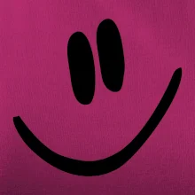 Emoji bez obrysu - usmev