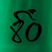 Cyklista oslavuje osemdesiatiny  (80)