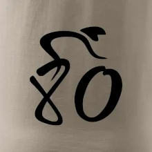 Cyklista oslavuje osemdesiatiny  (80)