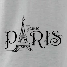 Paris nápis Eiffelovka rovný