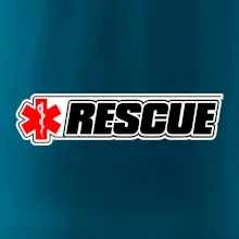 Záchranár rescue kríž červený
