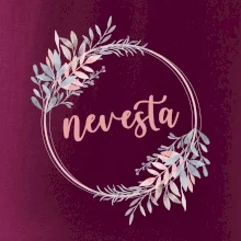 Nevesta kvetinový kruh ružový