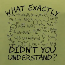What exactly didnt you understand Chemistry
