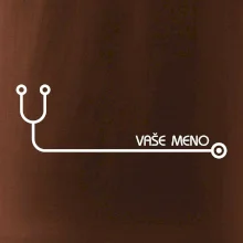 Doktor a sestrička - stetoskop s menom