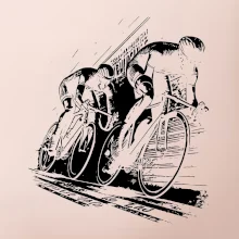 Cestná cyklistika skica