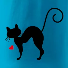 Zamilovaná mačka prehnutá