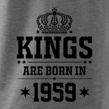 Kings are born in 1959