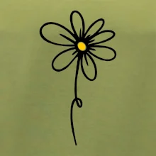 Kopretina - dole na výšku