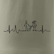 EKG rodina a jedno dieťa