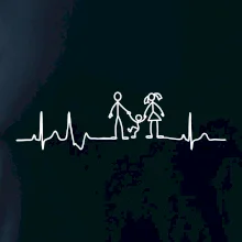 EKG rodina a jedno dieťa EKG rodina a jedno dieťa