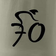 Cyklista oslavuje sedemdesiatku (70)