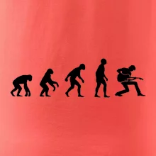 Evolúcia gitarista - kľačiaci