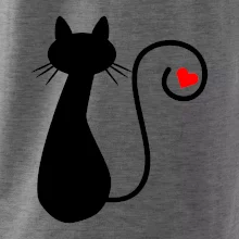 Zamilovaná mačka chvostík Zamilovaná mačka chvostík