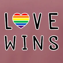 Love wins nápis