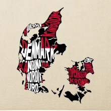 Mapy - názvy miest - Dánsko