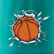 Basketbal lopta v triku