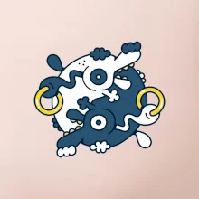 Yin & Yang abstraktné psy