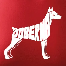 Dobermans - nápis v tele