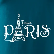 Paris nápis Eiffelovka rovný