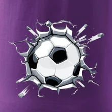 Futbalová lopta v triku Futbalová lopta v triku