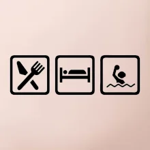 Eat sleep vodné pólo v rade