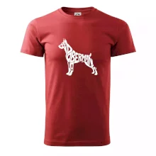 Doberman - nápis v tele