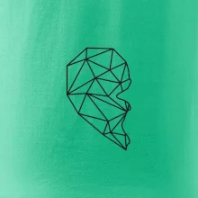 Párový motív srdca geometrie - ONA