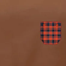 Flanelové triko červené