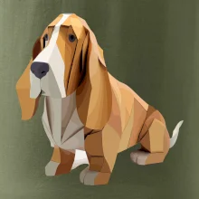 Baset zlepený z papiera