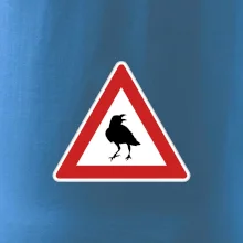 Dopravná značka - Pozor havran