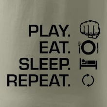 MMA eat sleep repeat